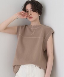 Rouge vif | ヴィンテージライクタンクTシャツ/ノースリーブ(Tシャツ/カットソー)