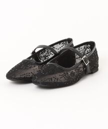 JOLI ENCORE ジョリーアンコール TULLE MJ 1 チュールメリージェーン 1 JE86016 BLACK