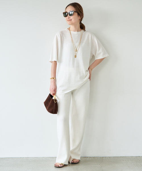 Deuxieme Classe(ドゥーズィエムクラス)の「*URBAN SemiFlare パンツ(その他パンツ・レディース・ホワイト/ブラウン・38/36)」の7枚目の写真