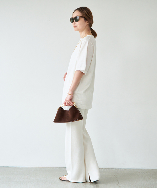 Deuxieme Classe(ドゥーズィエムクラス)の「*URBAN SemiFlare パンツ(その他パンツ・レディース・ホワイト/ブラウン・38/36)」の8枚目の写真