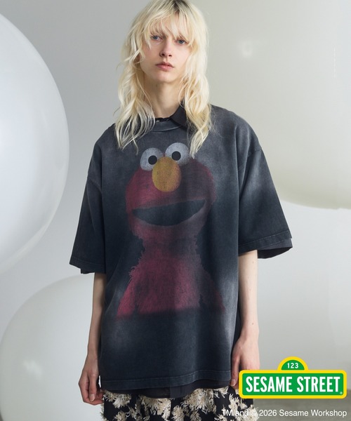 UNISEX》【MOVIE SERIES】「SESAME STREET」- Elmo - Prime-Over Crew