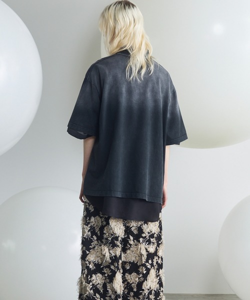 MAISON SPECIAL(メゾンスペシャル)の「《UNISEX》【MOVIE SERIES】「SESAME STREET」- Elmo - Prime-Over Crew Neck Short Sleeve T-Shirt/「セサミストリート」-エルモ-プライムオーバークルーネックショートスリーブTシャツ【MAISON SPECIAL/メゾンスペシャル】(Tシャツ/カットソー・メンズ・ブラック/ネイビー・0/1/2)」の6枚目の写真