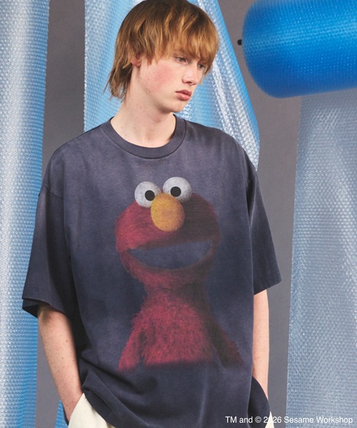 UNISEX》【MOVIE SERIES】「SESAME STREET」- Elmo - Prime-Over Crew