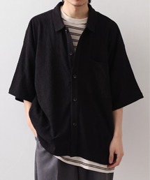 楊柳ルーズシルエット半袖シャツ