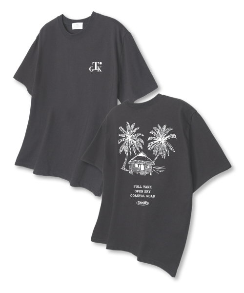 TI.GLAKE(ティーグレイク)の「フルタンク オーバーサイズ 半袖Tシャツ ダークグレー(Tシャツ/カットソー・メンズ・その他・LARGE/X-LARGE/XX-LARGE)」の1枚目の写真