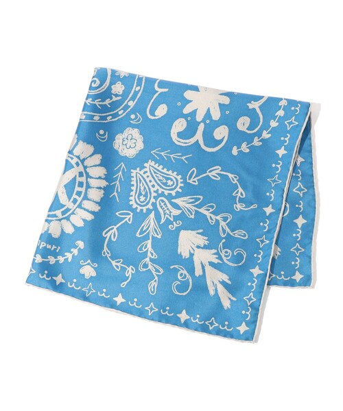 manipuri BANDANA シルクスカーフ（バンダナ/スカーフ）｜manipuri