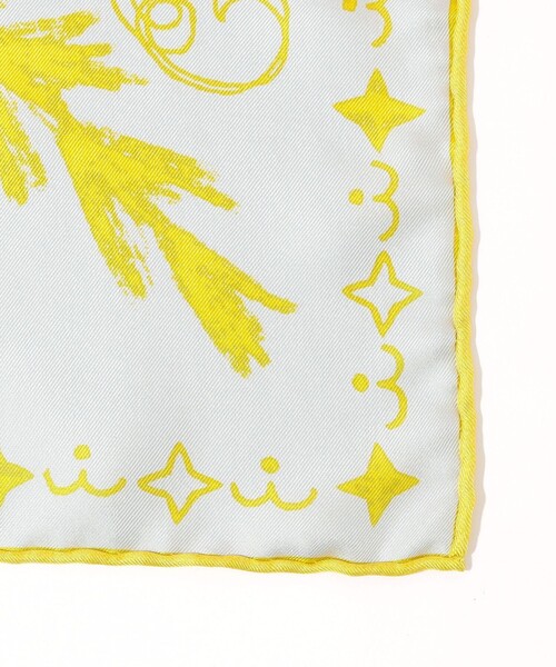 manipuri(マニプリ)の「MANIPURI BANDANA シルクスカーフ(バンダナ/スカーフ・レディース・イエロー系その他/ブルー系その他・FREE)」の5枚目の写真