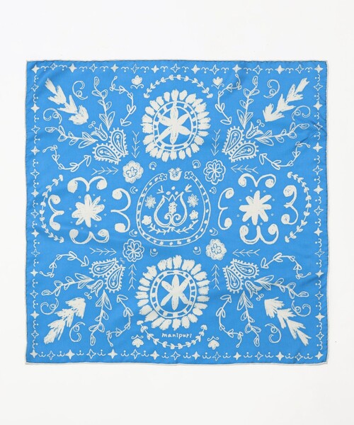 manipuri BANDANA シルクスカーフ（バンダナ/スカーフ）｜manipuri