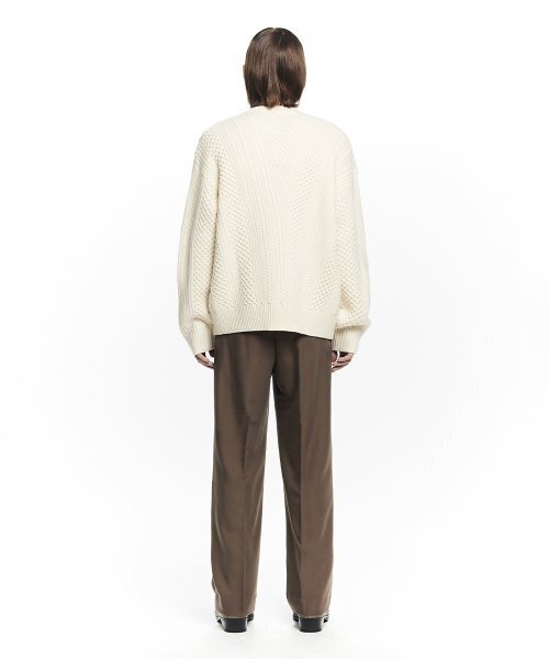 MAISON MINED（メゾンミネド）の「SAINT TWO TUCK WIDE PANTS BEIGE（スラックス・メンズ・その他・SMALL/MEDIUM/LARGE）」の12枚目の写真