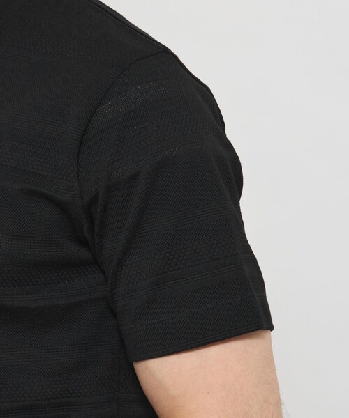 MACKINTOSH LONDON(マッキントッシュ ロンドン)の「【WEB・一部店舗限定】パネルリンクス半袖Tシャツ(Tシャツ/カットソー・メンズ・ブルー系その他4/ブラック/ネイビー/ライトグレー・XL/M/L)」の12枚目の写真