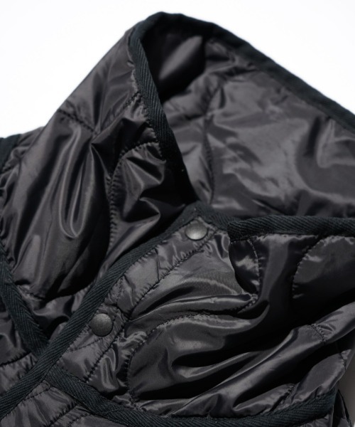 PHINGERIN（フィンガリン）の「PHINGERIN / フィンガリン FUTON QUILT COAT (PD-252-JK-071)（ダウンジャケット/コート・メンズ・ベージュ/ブラック・LARGE）」の10枚目の写真