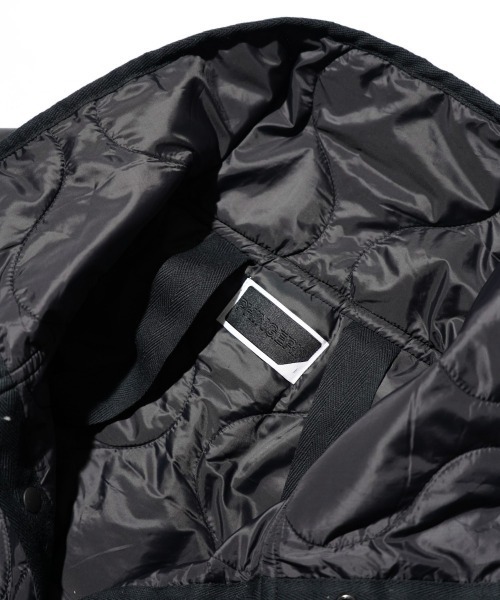 PHINGERIN（フィンガリン）の「PHINGERIN / フィンガリン FUTON QUILT COAT (PD-252-JK-071)（ダウンジャケット/コート・メンズ・ベージュ/ブラック・LARGE）」の11枚目の写真