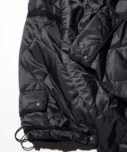 PHINGERIN（フィンガリン）の「PHINGERIN / フィンガリン FUTON QUILT COAT (PD-252-JK-071)（ダウンジャケット/コート・メンズ・ベージュ/ブラック・LARGE）」の14枚目の写真