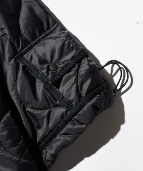 PHINGERIN（フィンガリン）の「PHINGERIN / フィンガリン FUTON QUILT COAT (PD-252-JK-071)（ダウンジャケット/コート・メンズ・ベージュ/ブラック・LARGE）」の15枚目の写真