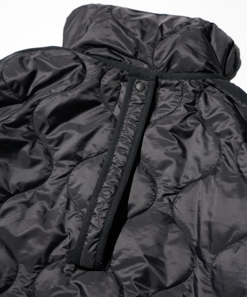PHINGERIN（フィンガリン）の「PHINGERIN / フィンガリン FUTON QUILT COAT (PD-252-JK-071)（ダウンジャケット/コート・メンズ・ベージュ/ブラック・LARGE）」の18枚目の写真