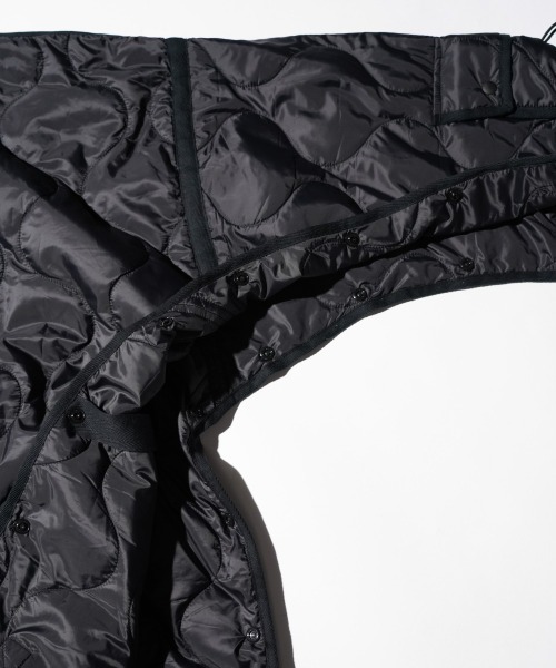PHINGERIN（フィンガリン）の「PHINGERIN / フィンガリン FUTON QUILT COAT (PD-252-JK-071)（ダウンジャケット/コート・メンズ・ベージュ/ブラック・LARGE）」の19枚目の写真