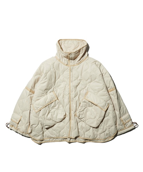 PHINGERIN（フィンガリン）の「PHINGERIN / フィンガリン FUTON QUILT COAT (PD-252-JK-071)（ダウンジャケット/コート・メンズ・ベージュ/ブラック・LARGE）」の20枚目の写真