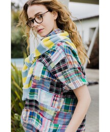 B.D. Pullover Classic-fit Patchwork Madras Multi