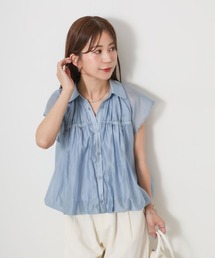 シアーバルーンシャーリングシャツ