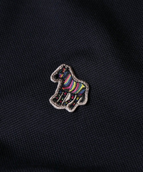 PS Paul Smith(ピーエスポールスミス)の「ウィメンズ ゼブラ ティップライン ポロシャツ / 165407 224V(ポロシャツ・レディース・ネイビー/ラベンダー/オフホワイト・SMALL/MEDIUM/LARGE/2L)」の10枚目の写真