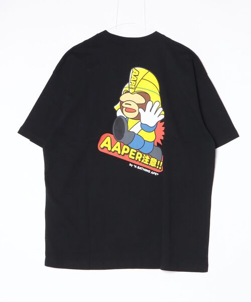AAPE BY A BATHING APE（エーエイプバイアベイシングエイプ）の「AAPE JAPANESE EXCLUSIVE TEE(AAPER注意!!)（Tシャツ/カットソー・メンズ・ブラック/ホワイト・SMALL/MEDIUM/LARGE/XX-LARGE/X-LARGE）」の9枚目の写真