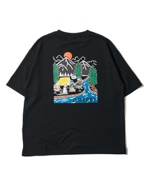 GERRY（ジェリー）の「【GERRY/ジェリー】冷感ポンチバックプリントクルーネックTシャツ / グラフィックプリントクルーネックTシャツ（Tシャツ/カットソー）」