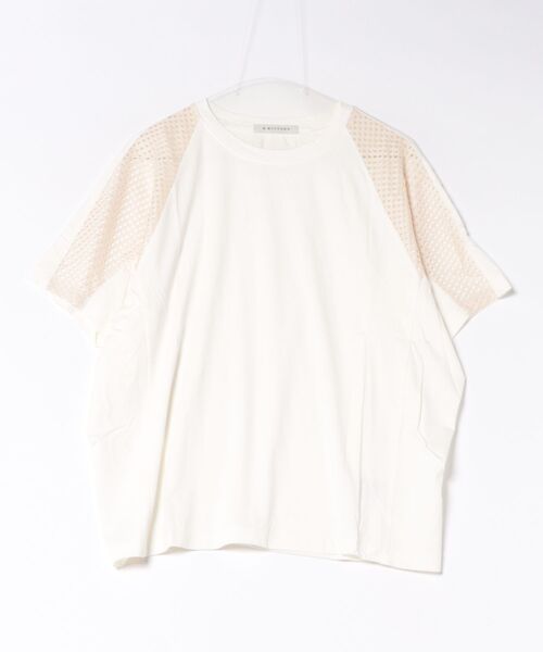 BITTOKO（ビットコ）の「メッシュ×カットプルオーバー（Tシャツ/カットソー・レディース・ホワイト/ブラック・FREE）」の19枚目の写真