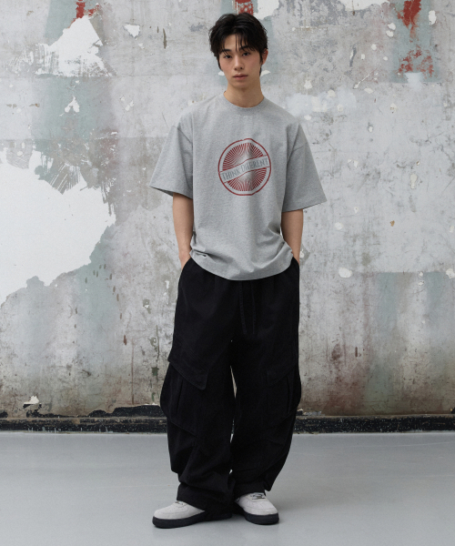 AGOD（エージーオーディー）の「TDサークルロゴハーフTシャツ[グレー]（Tシャツ/カットソー・レディース・その他・SMALL/MEDIUM/LARGE）」の3枚目の写真