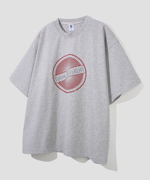 AGOD（エージーオーディー）の「TDサークルロゴハーフTシャツ[グレー]（Tシャツ/カットソー・レディース・その他・SMALL/MEDIUM/LARGE）」の4枚目の写真