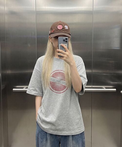 AGOD（エージーオーディー）の「TDサークルロゴハーフTシャツ[グレー]（Tシャツ/カットソー・レディース・その他・SMALL/MEDIUM/LARGE）」の10枚目の写真