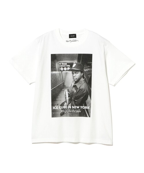BEAMS T(ビームスティー)の「Kevin Cummins / ICE CUBE T-shirt①(Tシャツ/カットソー・メンズ・ホワイト・XX-LARGE/X-LARGE/LARGE/MEDIUM/SMALL)」の7枚目の写真