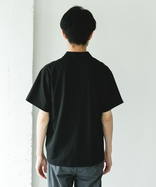 URBAN RESEARCH DOORS(アーバンリサーチドアーズ)の「ソマルティカノコ ショートスリーブポロシャツ(ポロシャツ・メンズ・ブラウン/チャコールグレー/ブラック・MEDIUM/LARGE)」の12枚目の写真