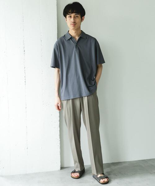 URBAN RESEARCH DOORS(アーバンリサーチドアーズ)の「ソマルティカノコ ショートスリーブポロシャツ(ポロシャツ・メンズ・ブラウン/チャコールグレー/ブラック・MEDIUM/LARGE)」の19枚目の写真
