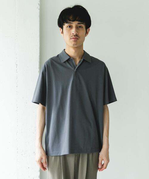 URBAN RESEARCH DOORS(アーバンリサーチドアーズ)の「ソマルティカノコ ショートスリーブポロシャツ(ポロシャツ・メンズ・ブラウン/チャコールグレー/ブラック・MEDIUM/LARGE)」の21枚目の写真