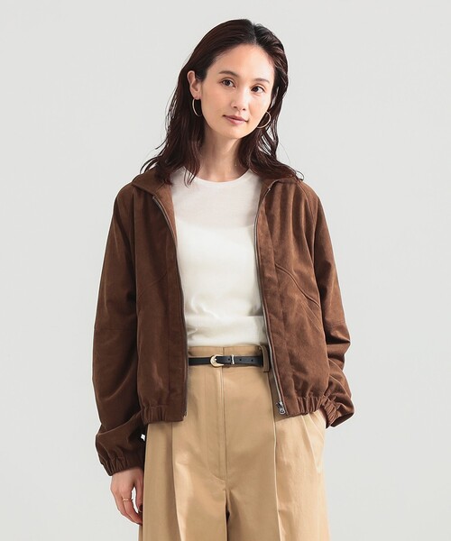 Demi-Luxe BEAMS（デミルクス ビームス）の「【別注】TICCA / ウルトラ スエード ブルゾン（ブルゾン・レディース・ブラウン・ONE SIZE）」の14枚目の写真