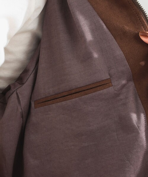 Demi-Luxe BEAMS（デミルクス ビームス）の「【別注】TICCA / ウルトラ スエード ブルゾン（ブルゾン・レディース・ブラウン・ONE SIZE）」の15枚目の写真