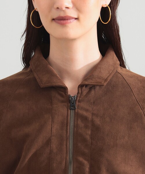 Demi-Luxe BEAMS（デミルクス ビームス）の「【別注】TICCA / ウルトラ スエード ブルゾン（ブルゾン・レディース・ブラウン・ONE SIZE）」の16枚目の写真