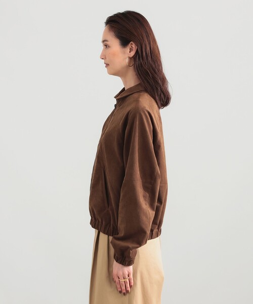 Demi-Luxe BEAMS（デミルクス ビームス）の「【別注】TICCA / ウルトラ スエード ブルゾン（ブルゾン・レディース・ブラウン・ONE SIZE）」の19枚目の写真