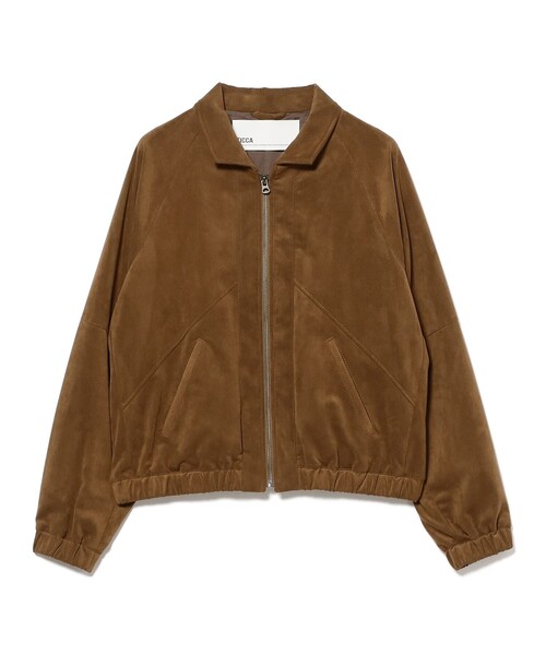 Demi-Luxe BEAMS（デミルクス ビームス）の「【別注】TICCA / ウルトラ スエード ブルゾン（ブルゾン・レディース・ブラウン・ONE SIZE）」の21枚目の写真