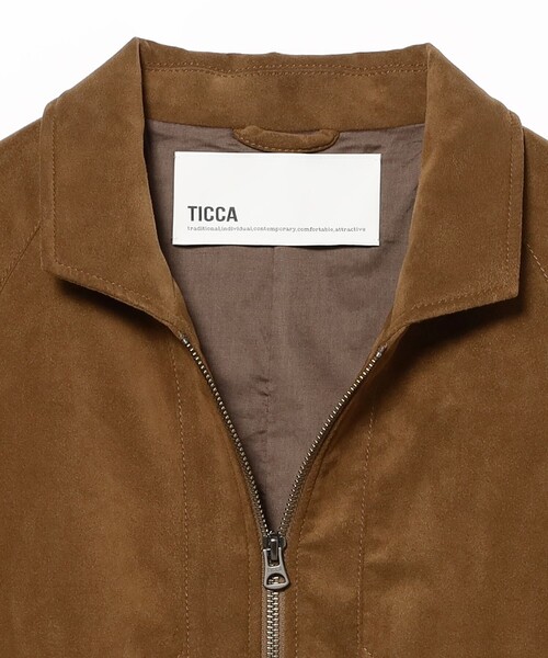 Demi-Luxe BEAMS（デミルクス ビームス）の「【別注】TICCA / ウルトラ スエード ブルゾン（ブルゾン・レディース・ブラウン・ONE SIZE）」の22枚目の写真