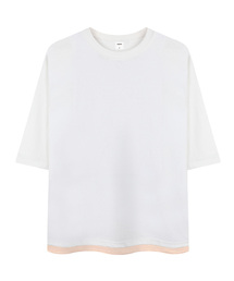 ANEWBROS（アニュブロス）の「ベーシックスタンダード 7部Tシャツ 2カラー [ANSE_9201]（Tシャツ/カットソー）」