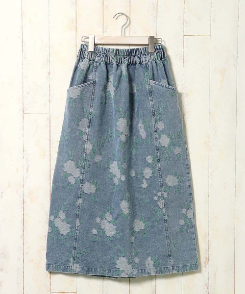 Bleu Bleuet(ブルーブルーエ)の「柄デニムスカート(デニムスカート・レディース・ブルー系その他/ブラック系その他・FREE)」の18枚目の写真