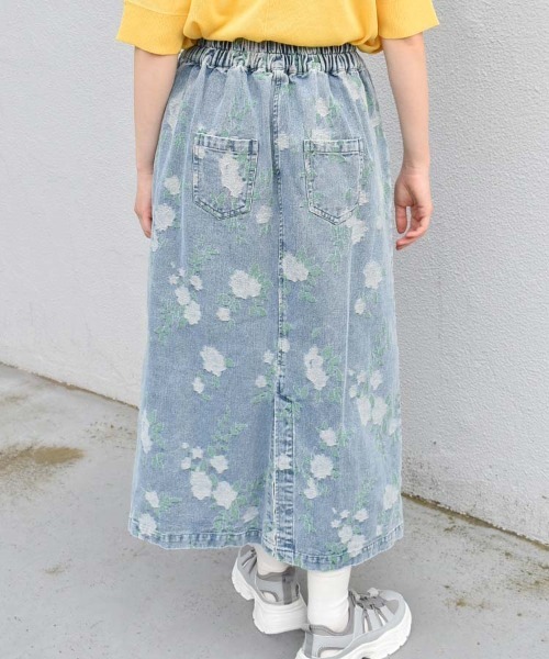 Bleu Bleuet(ブルーブルーエ)の「柄デニムスカート(デニムスカート・レディース・ブルー系その他/ブラック系その他・FREE)」の6枚目の写真