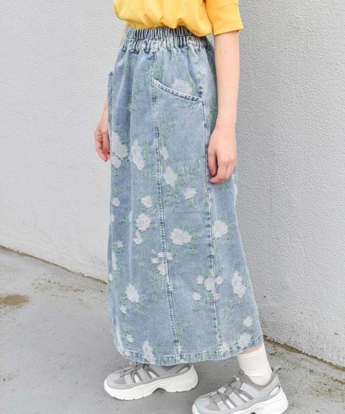 Bleu Bleuet(ブルーブルーエ)の「柄デニムスカート(デニムスカート・レディース・ブルー系その他/ブラック系その他・FREE)」の7枚目の写真