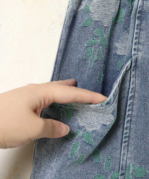 Bleu Bleuet(ブルーブルーエ)の「柄デニムスカート(デニムスカート・レディース・ブルー系その他/ブラック系その他・FREE)」の12枚目の写真