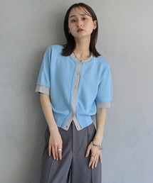 &g'aime（アンジェム）の「【&ｇ'aime 】レイヤードカーディガントップス　Layered Cardigan Top（カーディガン/ボレロ）」