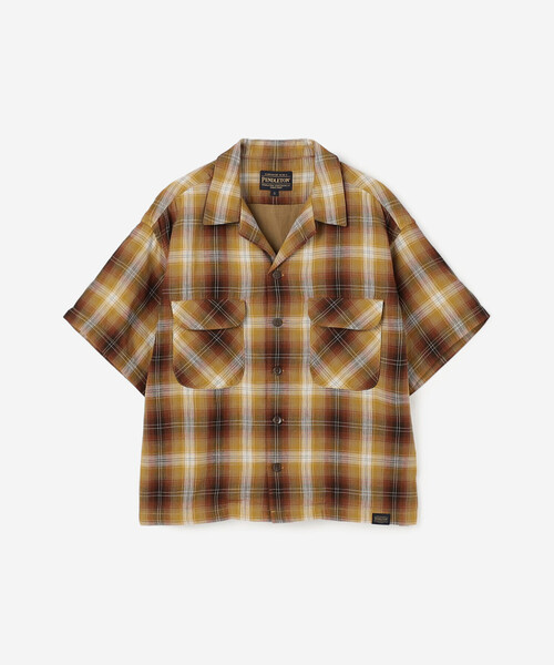 PENDLETON(ペンドルトン)の「PENDLETON | オープンカラー 半袖シャツ WOMEN(シャツ/ブラウス・レディース・ブルー系その他/グレー系その他/ブラウン系その他・S)」の16枚目の写真