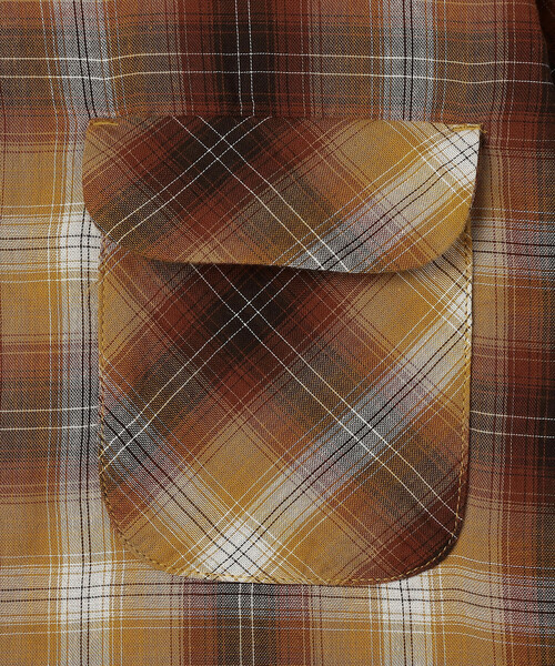 PENDLETON(ペンドルトン)の「PENDLETON | オープンカラー 半袖シャツ WOMEN(シャツ/ブラウス・レディース・ブルー系その他/グレー系その他/ブラウン系その他・S)」の10枚目の写真