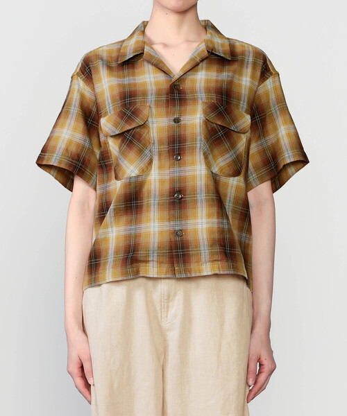 PENDLETON(ペンドルトン)の「PENDLETON | オープンカラー 半袖シャツ WOMEN(シャツ/ブラウス・レディース・ブルー系その他/グレー系その他/ブラウン系その他・S)」の8枚目の写真
