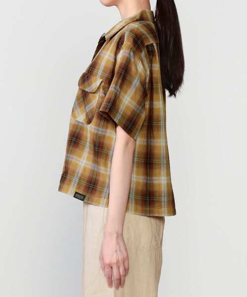 PENDLETON(ペンドルトン)の「PENDLETON | オープンカラー 半袖シャツ WOMEN(シャツ/ブラウス・レディース・ブルー系その他/グレー系その他/ブラウン系その他・S)」の7枚目の写真